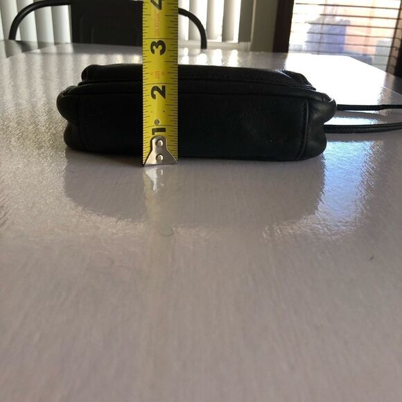 FOSSIL Black Leather Mini Shoulder Bag - Picture 10 of 13